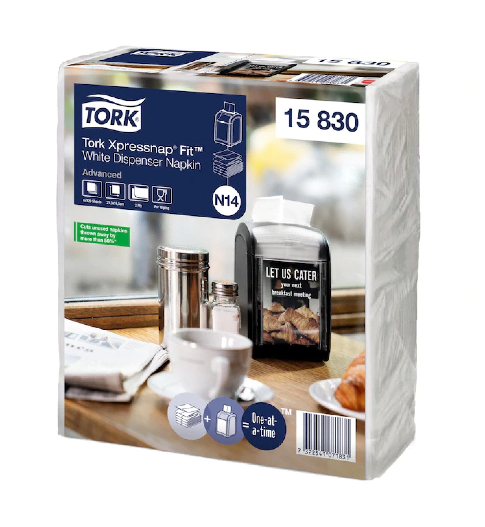 Recarga Guardanapos Tork Xpressnap Fit Branco - 4320 U