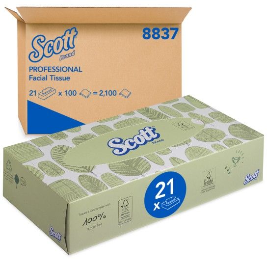 Scott Faciais - 100 Unidades Scott Faciais - 100 Unidades