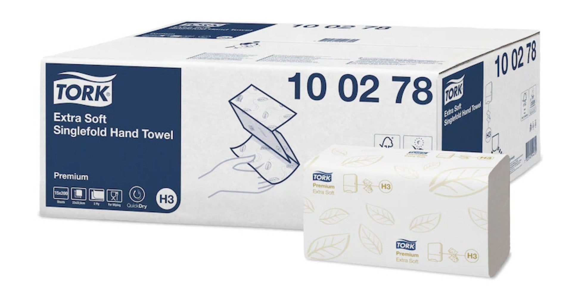 Toalhas de M�o Zig-Zag Tork Folha Dupla - 3000 U