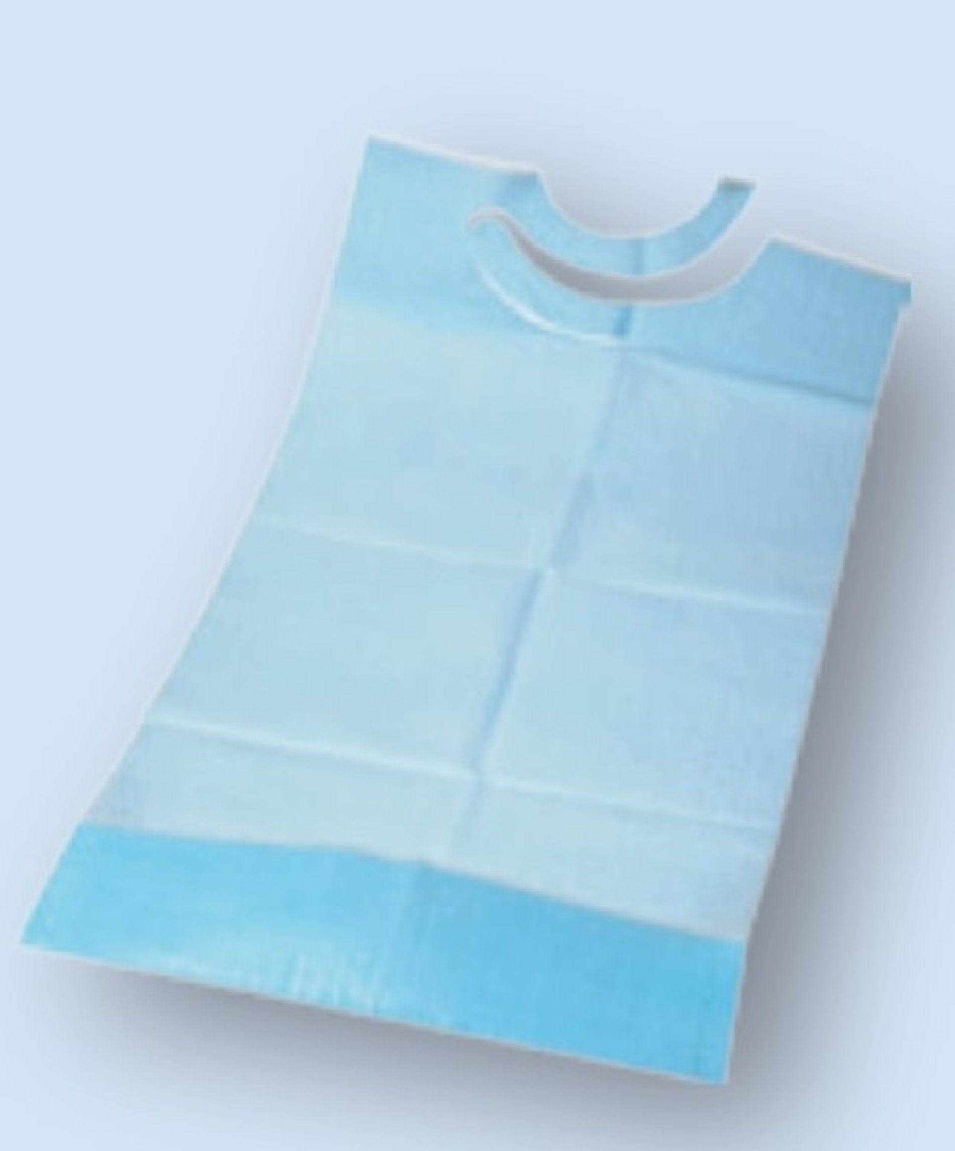 BABETE C/ BOLSO 38X50 CM 2 FOLD - 150 UN