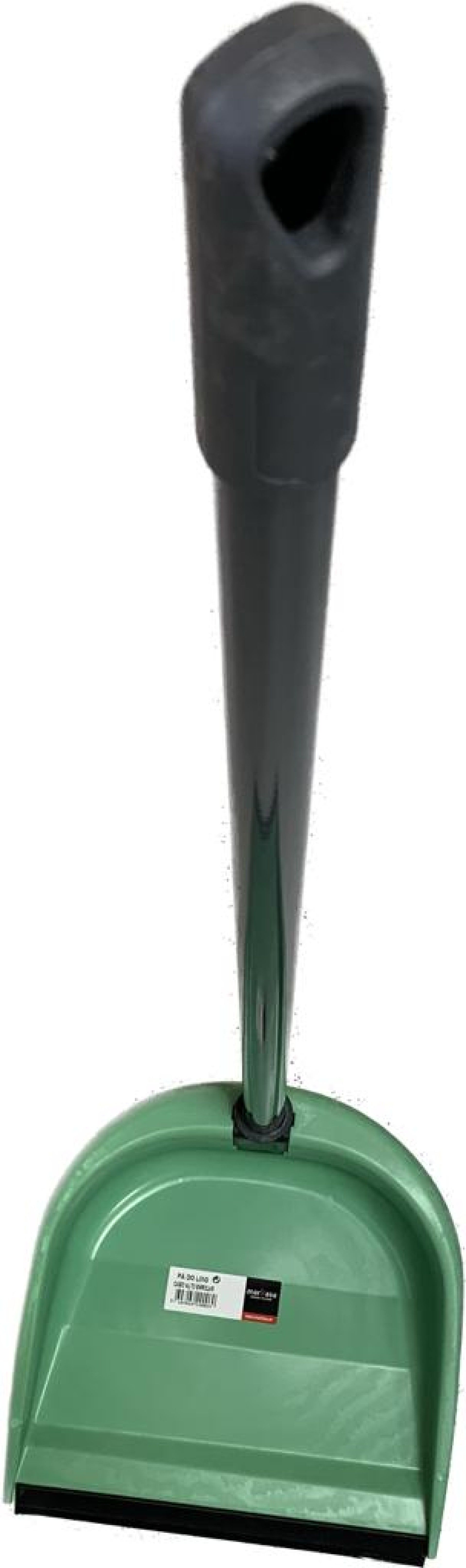 Pá do Lixo Plásticas Verde com Cabo Reb. e Borracha - 1 U Pá do Lixo Plásticas Verde com Cabo Reb. e Borracha - 1 U