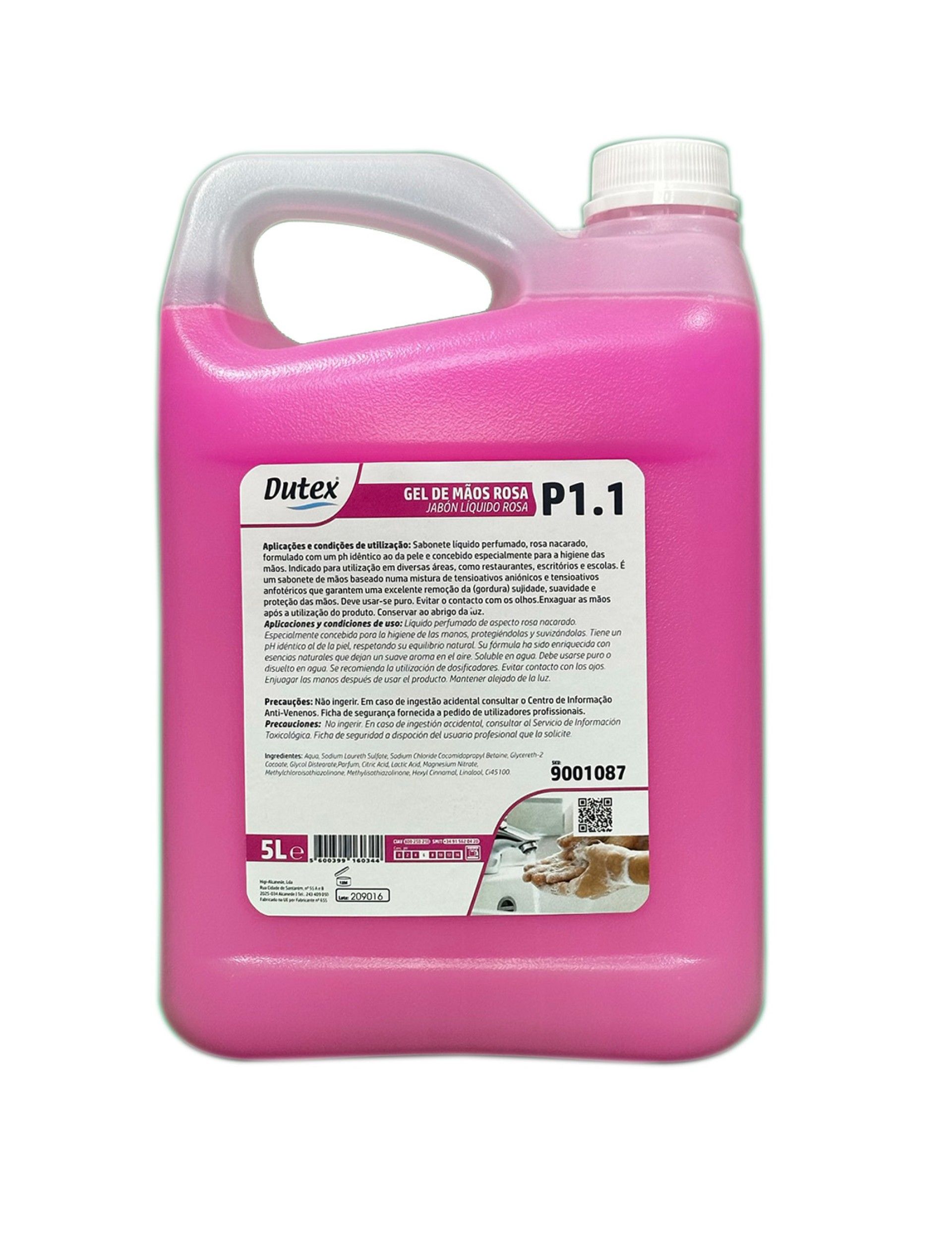 Gel para M�os Rosa - 5 L