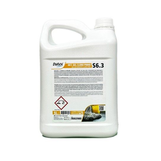 Detergente Gel Cloro S6.3 Pinho - 5 L