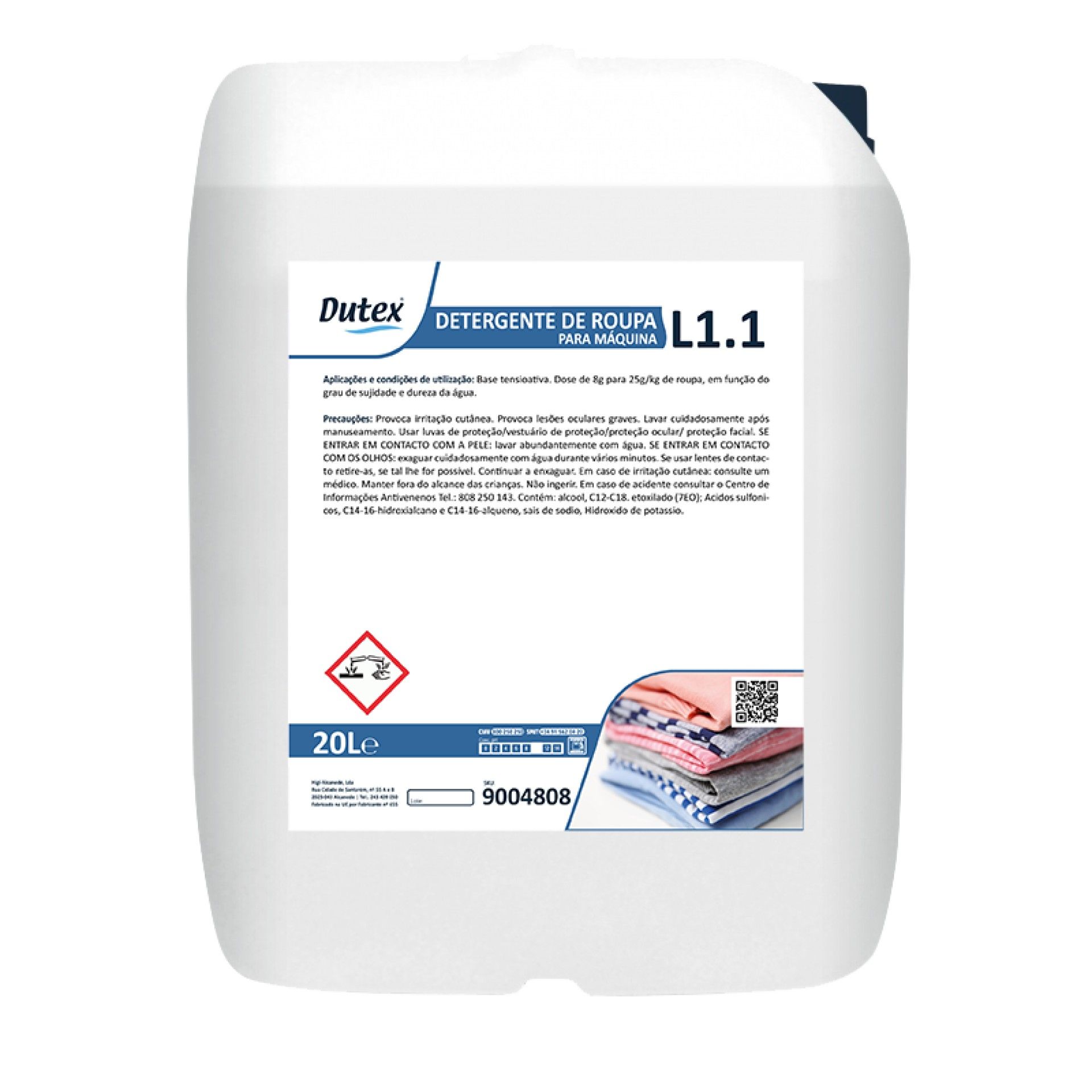 Dutex Detergente L1.1 - 20 L Dutex Detergente L1.1 - 20 L