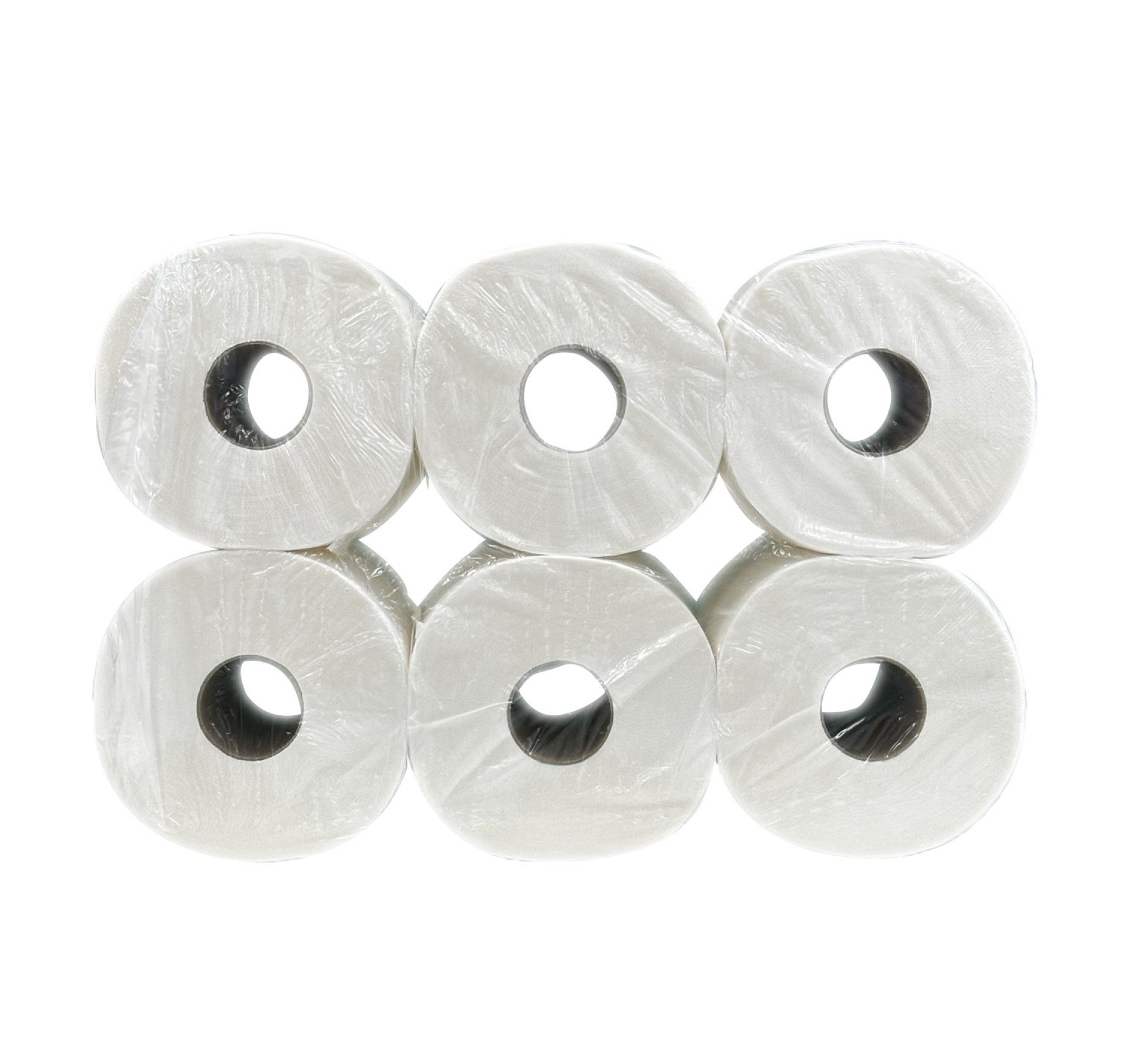 Papel Higi�nico Mini Jumbo Gofrado Folha Dupla - 12 Rolos