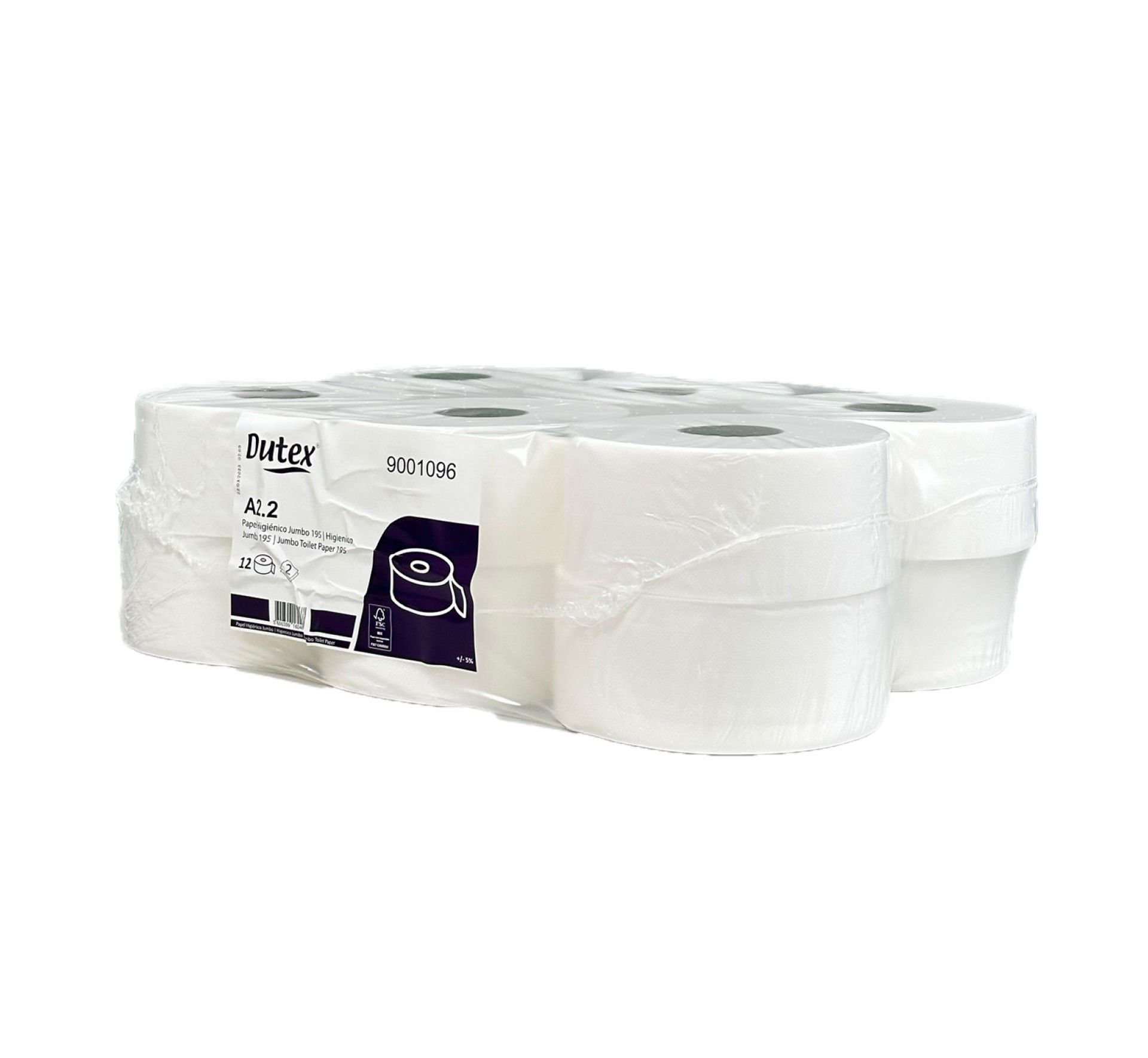 Papel Higi�nico Jumbo Gof A2.2 195 Metros - 12 Rolos