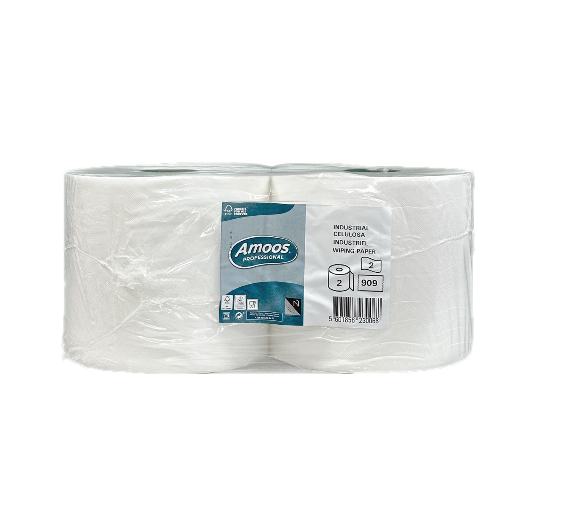 Bobine Industrial Pasta 300 M - 2 R ,909 serviços, 2 folhas, Bobine Industrial Pasta 300 M - 2 R ,909 serviços, 2 folhas,