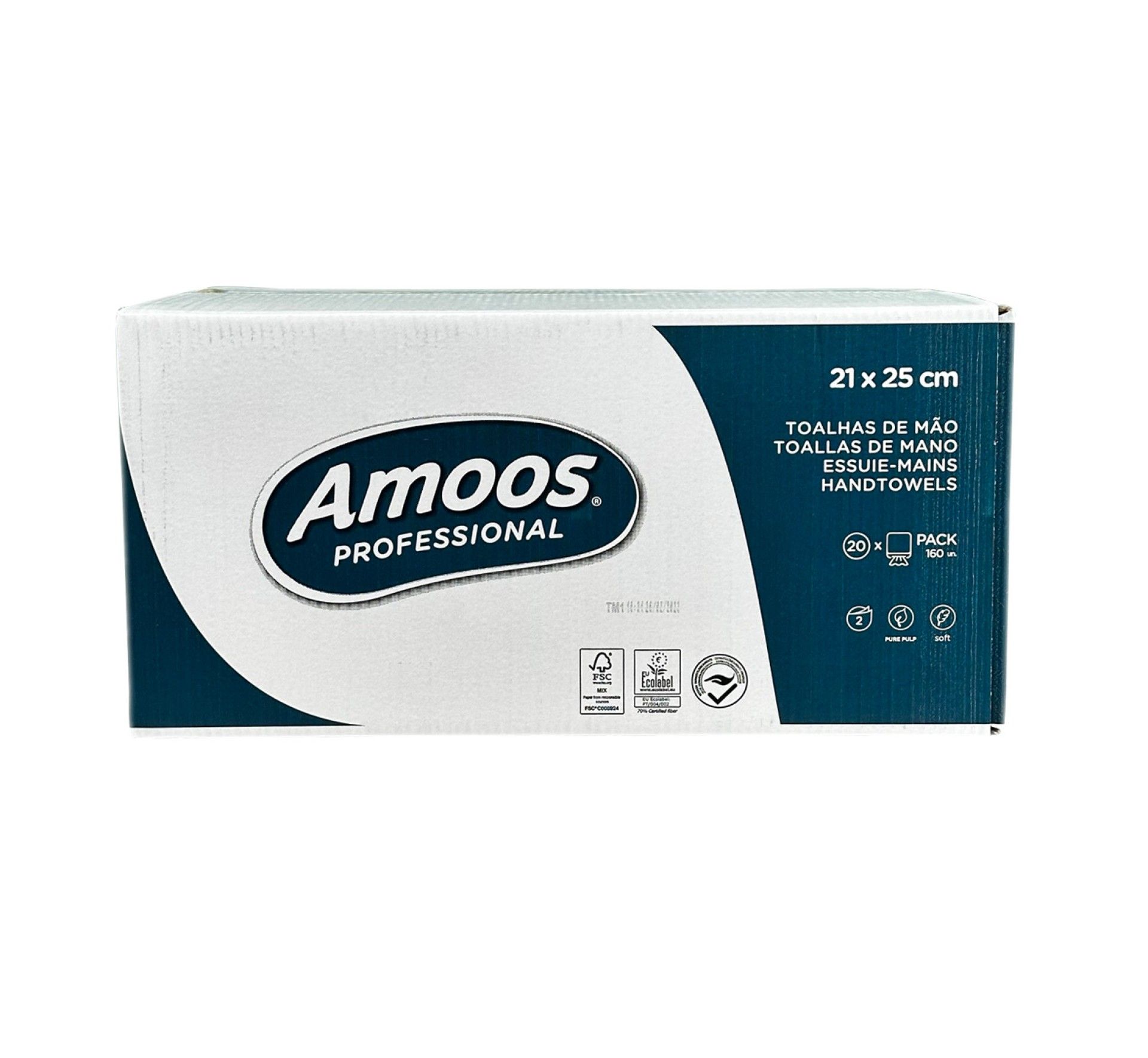 Toalhas de Mão Laminada Folha Dupla 21 x 25 - 3200 U Toalhas de Mão Laminada Folha Dupla 21 x 25 - 3200 U