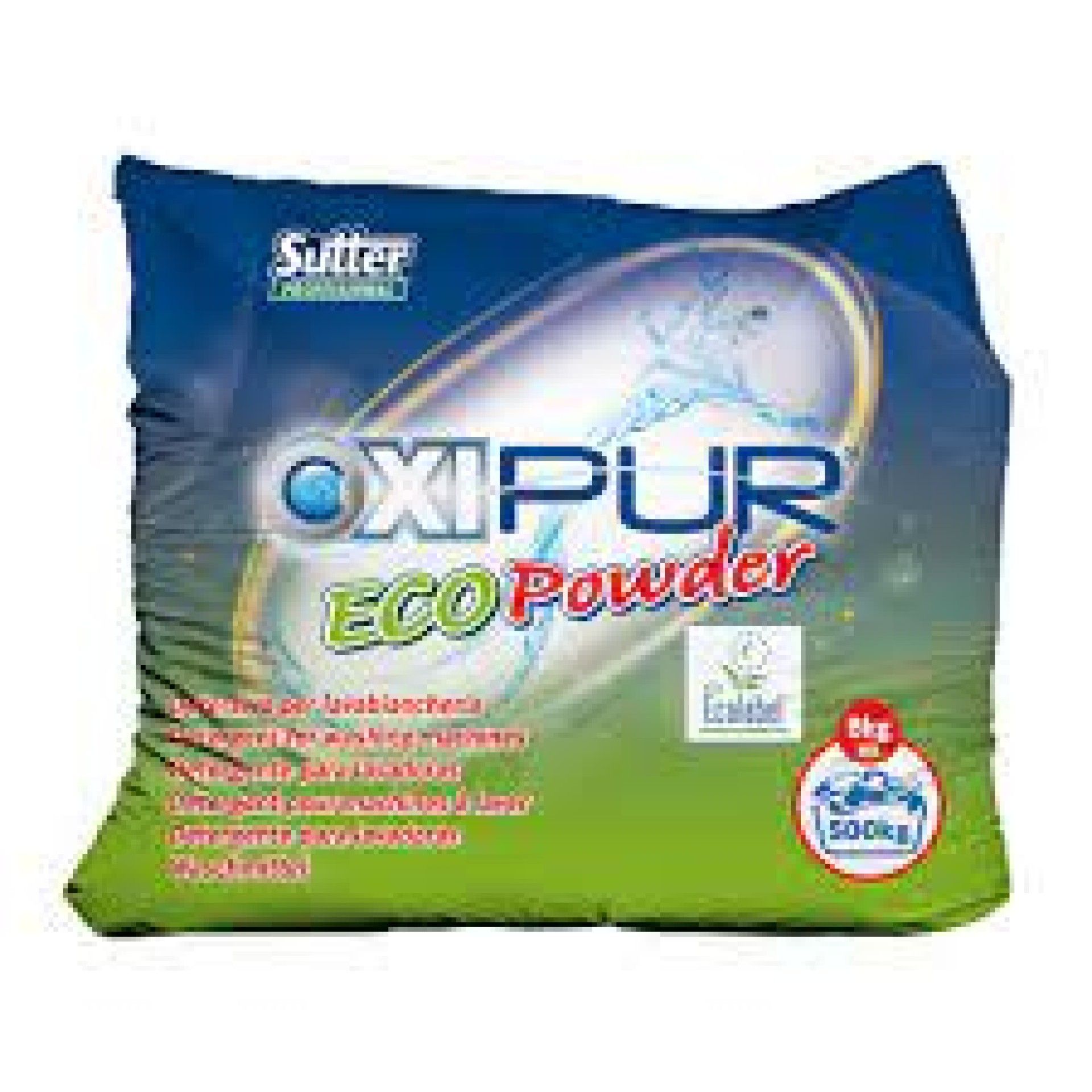 DETERGENTE ROUPA OXIPUR POWDER ECOLABEL - 8 KG