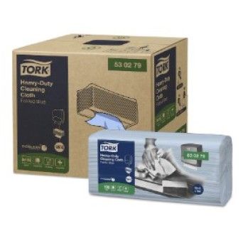 Pao de limpieza Tork de Alta Resistencia 530 azul - 1 caja