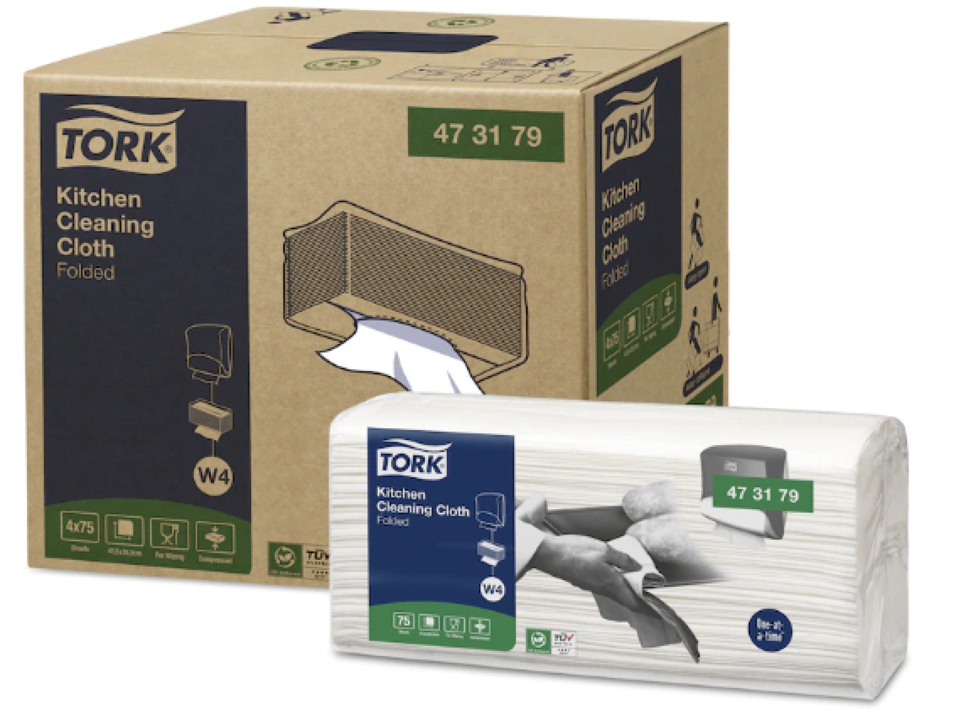 Pano de Cozinha Tork TNT 4x75 - 300 Unidades