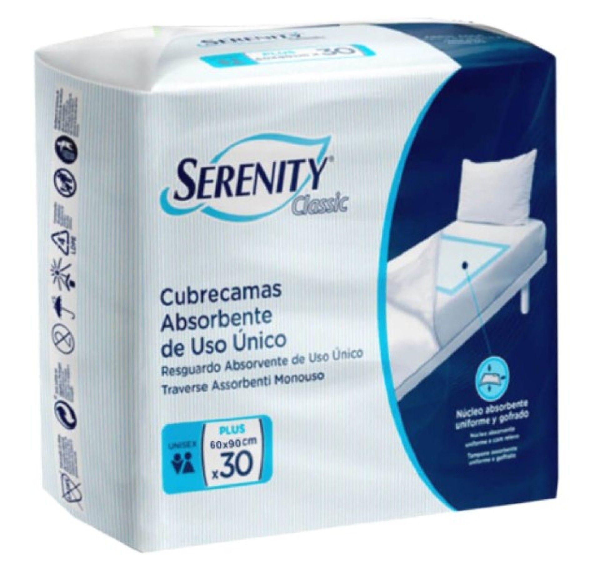SERENITY CLASSIC 60X90 PLUS - 30 UN