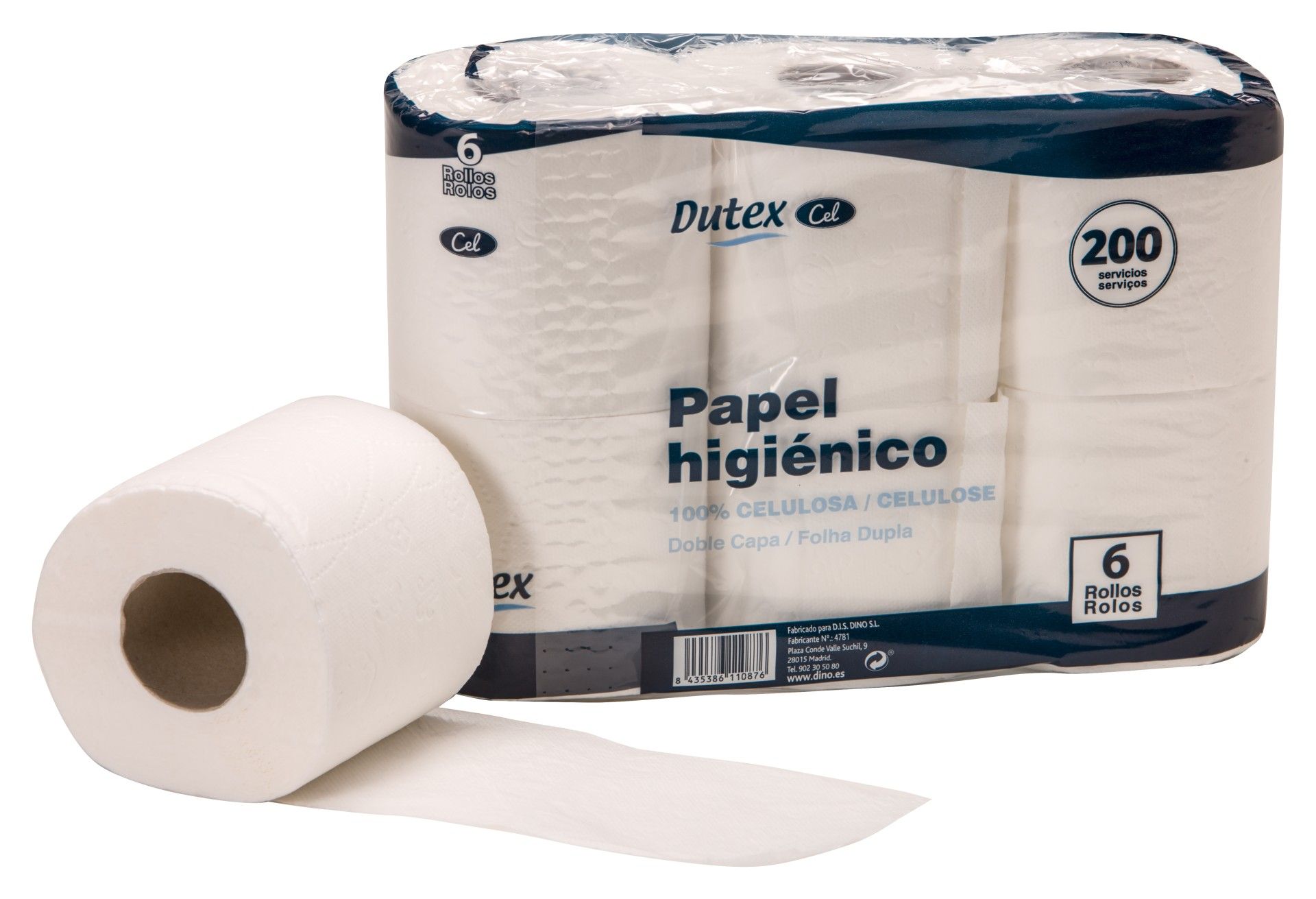 Papel Higiénico Doméstico Divex 40 Metros - 96 Rolos Papel Higiénico Doméstico Divex 40 Metros - 96 Rolos