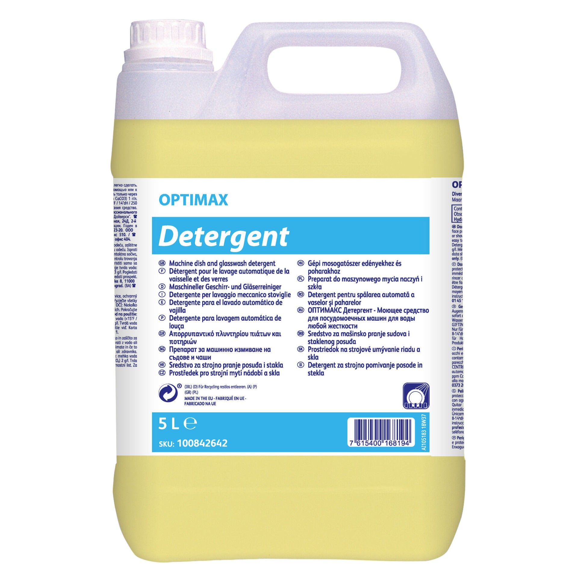 OPTIMAX DETERGENT - 5 LT