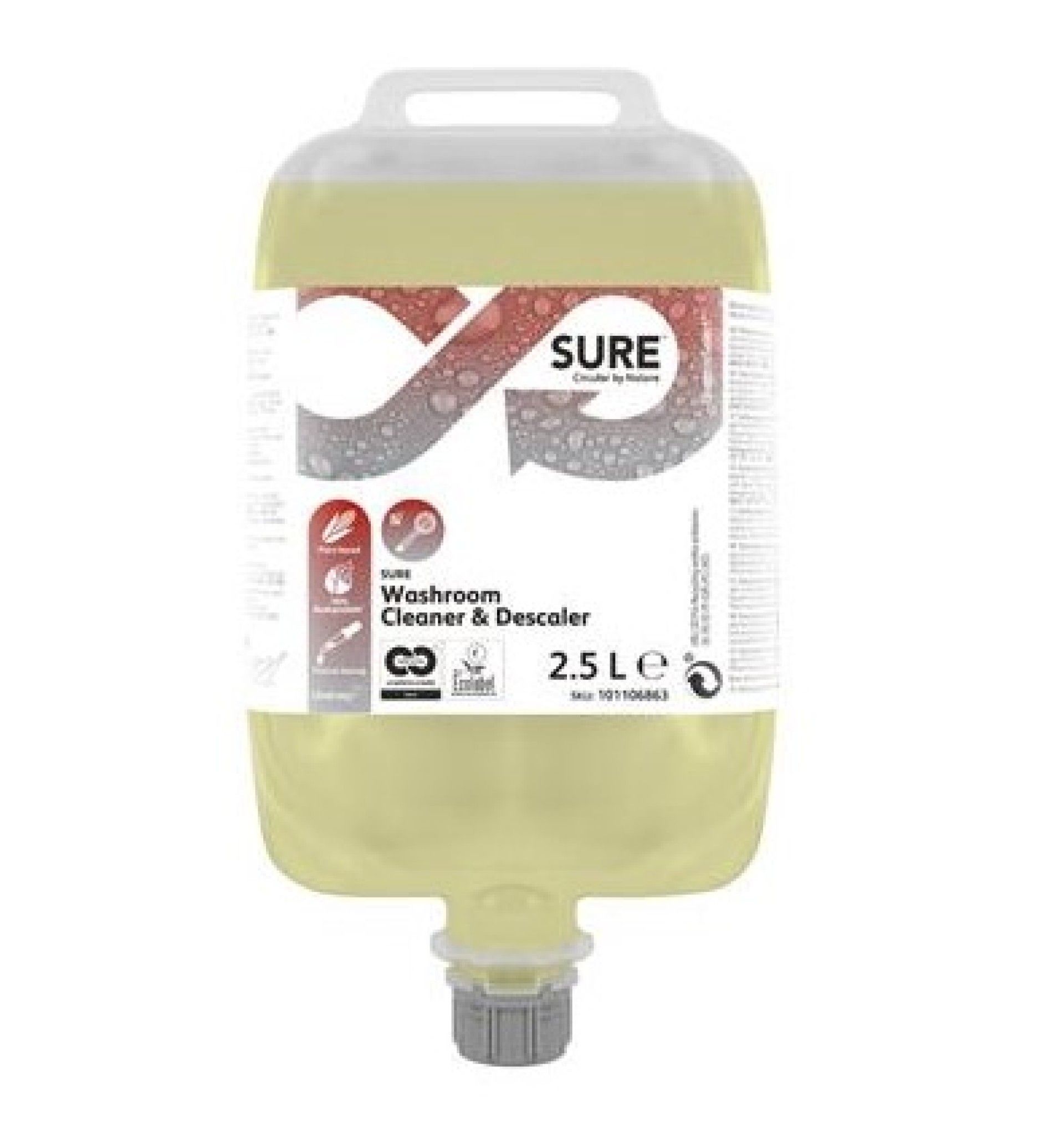 SURE  WASHROOM CLEANER &DESCALER- 2,5 LT