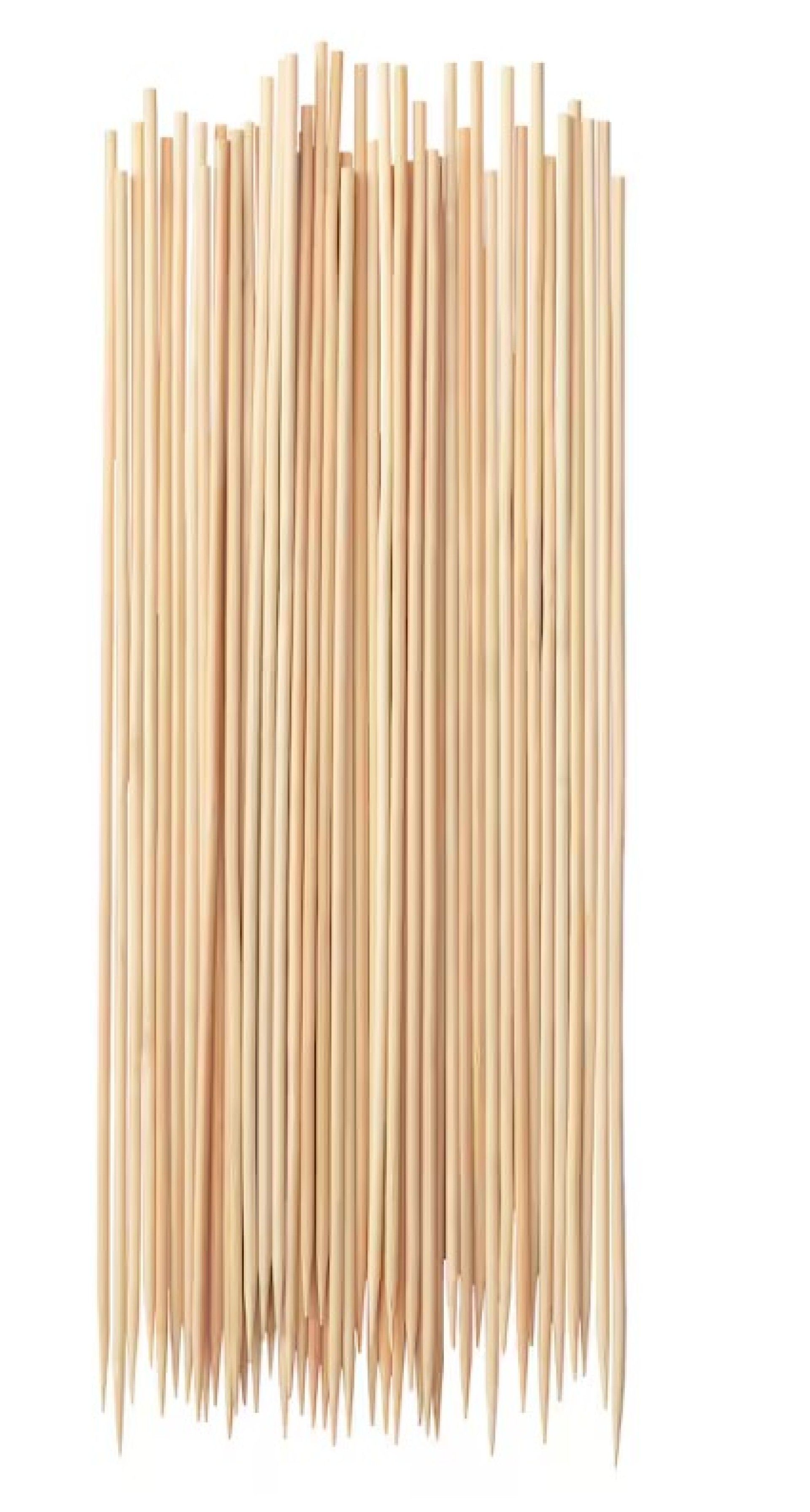 PALITOS ESPETADAS BAMBU 30CM - 100 UN