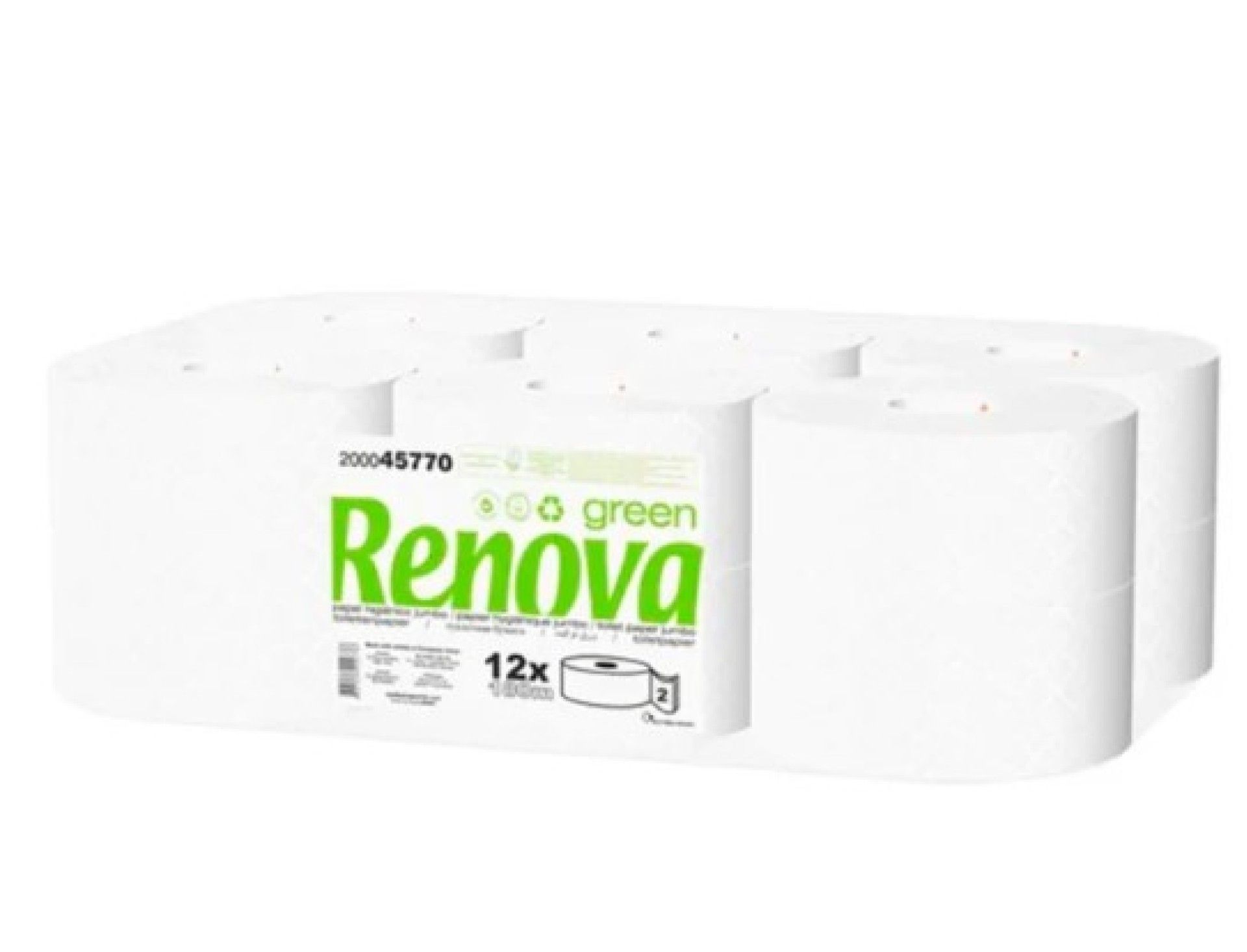 P.HIG. JUMBO RENOVA GREEN 180M 2FL - 12 RL