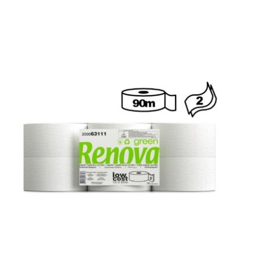 P.HIG. JUMBO RENOVA GREEN 90M 2FL - 12 RL