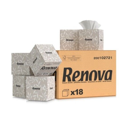 LENOS FACIAIS RENOVA BLK CUBICA - 70 UN