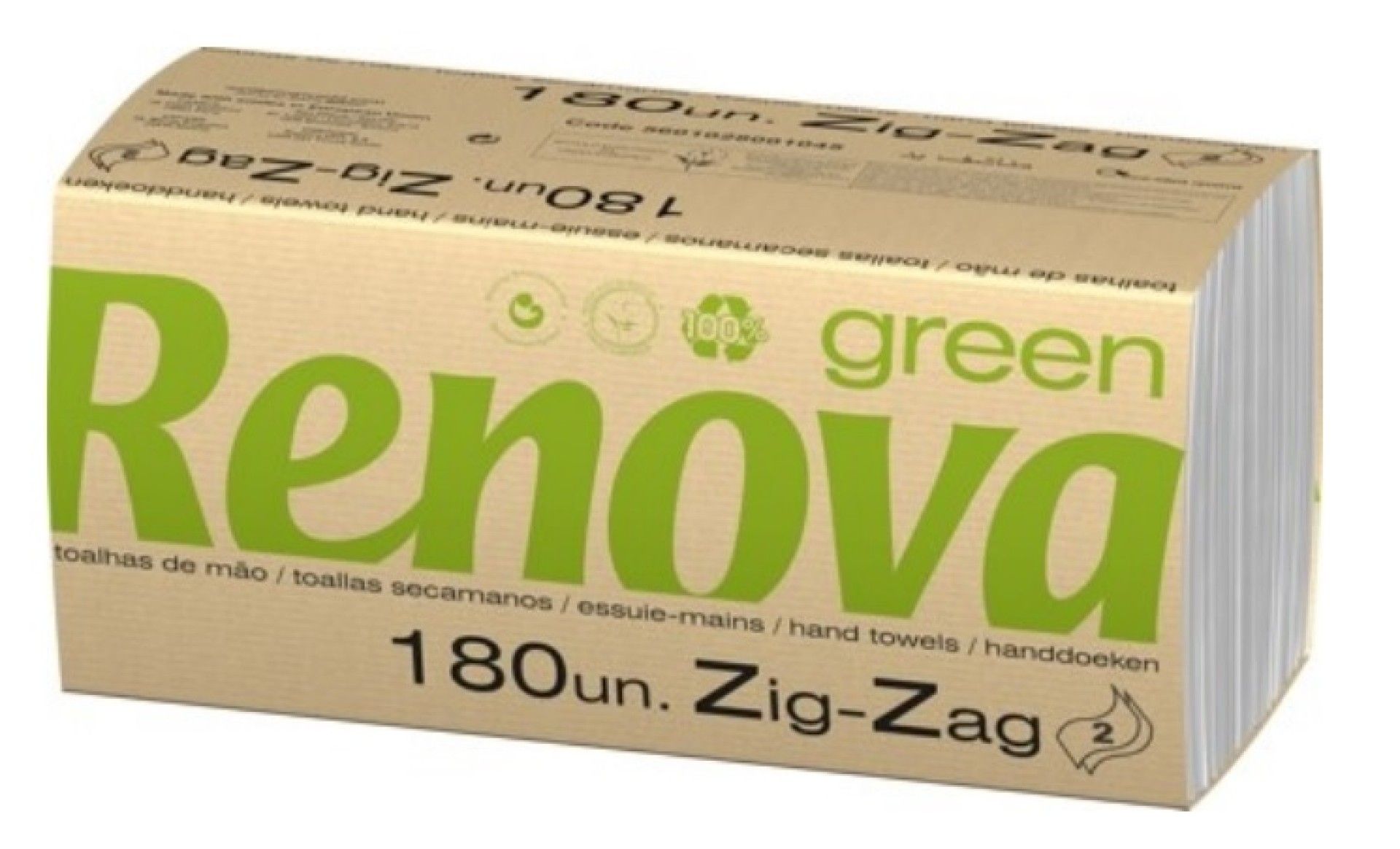 T. MAO FOLHA RENOVA GREEN 2FL - 20X180 UN