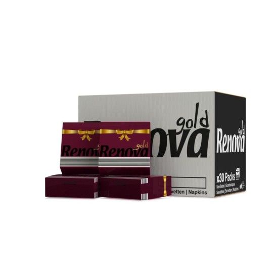 GUARDANAPO RENOVA GOLD X30 BORDEAUX 2FL - 1200 UN