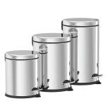 PAPELEIRA INOX NEW BIN BASIC 3LT - 1 UN