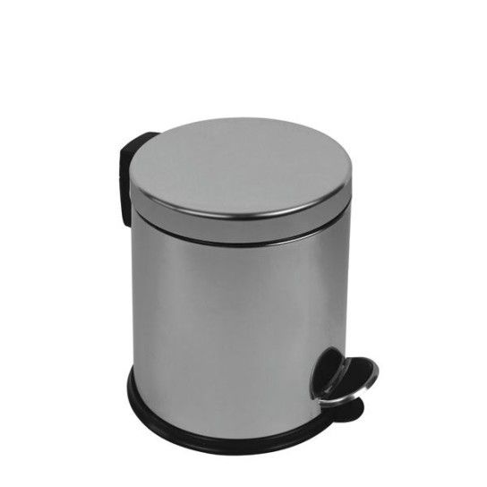 PAPELEIRA INOX NEW BIN BASIC 5LT - 1 UN