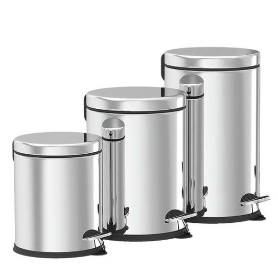 PAPELEIRA INOX NEW BIN BASIC 3LT - 1 UN PAPELEIRA INOX NEW BIN BASIC 3LT - 1 UN