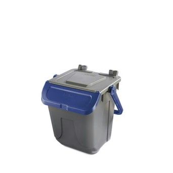 PAPELEIRA 25LT C/ PORTA EM BICO P/ RECICLAGEM AZUL - 1 UN