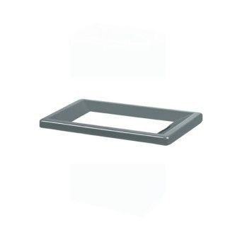 TAMPA CINZA P/ BALDE DO LIXO BOB COLOR 42LT - 1 UN