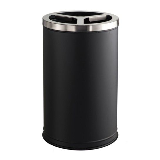 BALDE DO LIXO NEW STATION PRETO 3 X 35LT  - 1 UN