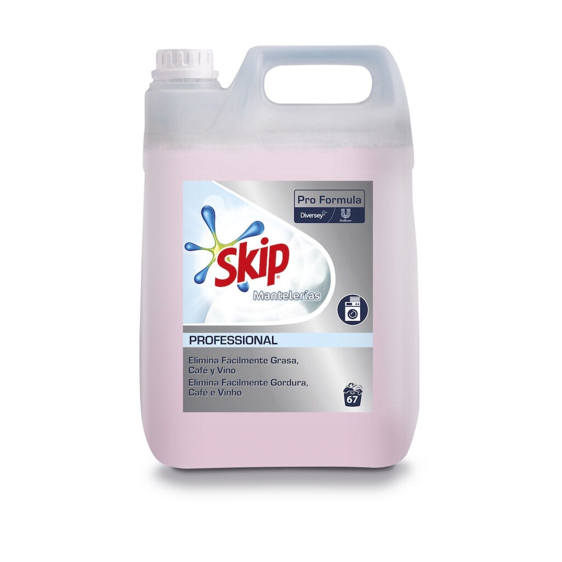 Skip Profissional Mantelerias 67 Doses - 5 L Skip Profissional Mantelerias 67 Doses - 5 L