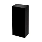 BALDE DO LIXO BOB COLOR PRETO 42LT S/ TAMPA - 1 UN