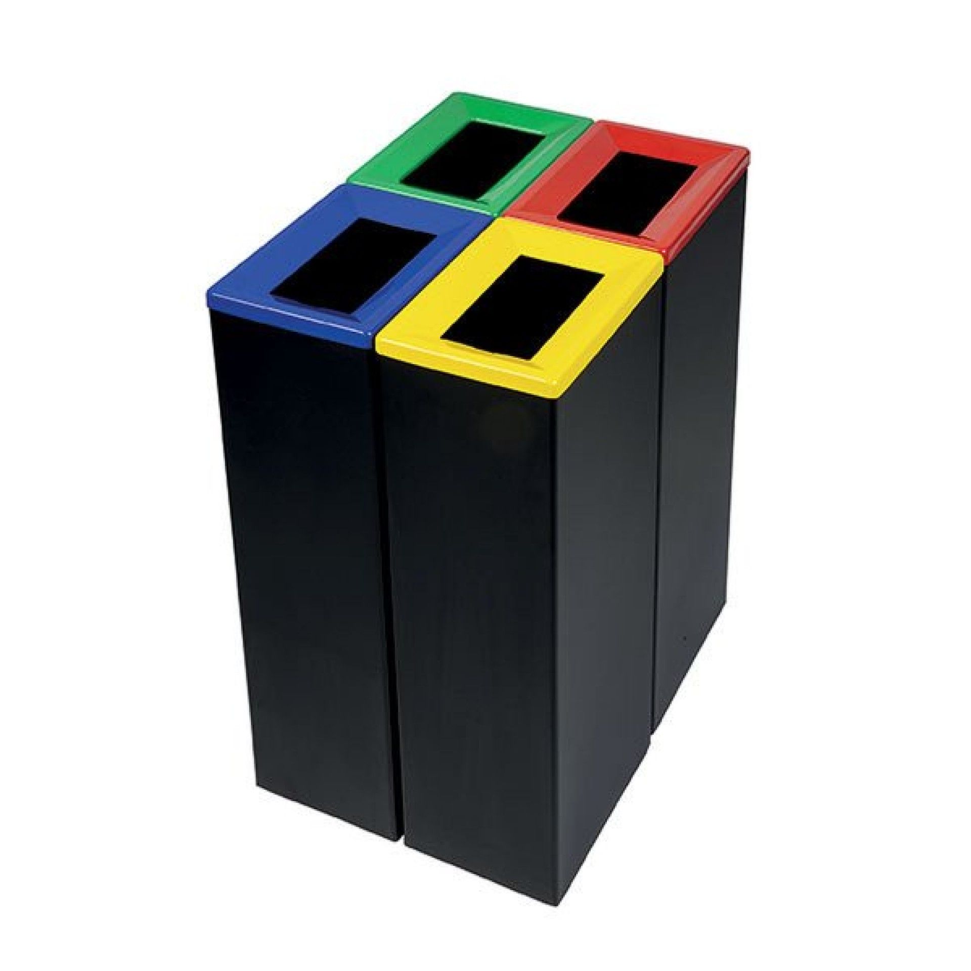 BALDE DO LIXO BOB COLOR PRETO 42LT S/ TAMPA - 1 UN
