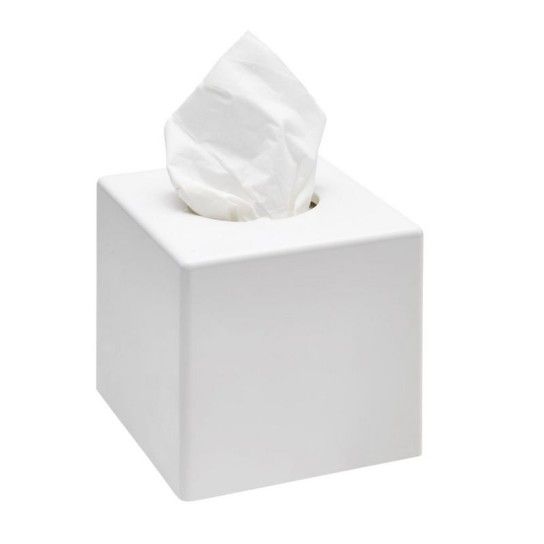 LENOS FACIAIS EM CUBO BRANCO -  UN