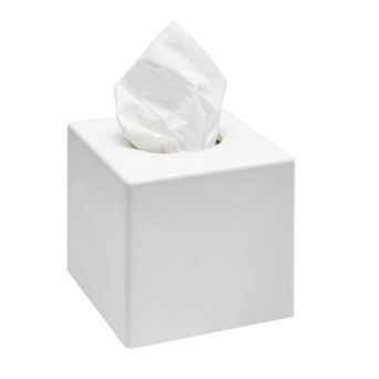 LENOS FACIAIS EM CUBO BRANCO -  UN