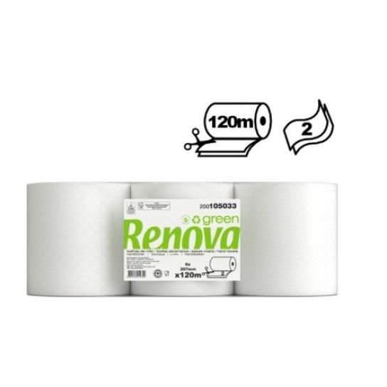 TOALHA  MAOS RENOVA GREEN 207 120M - 6 RL