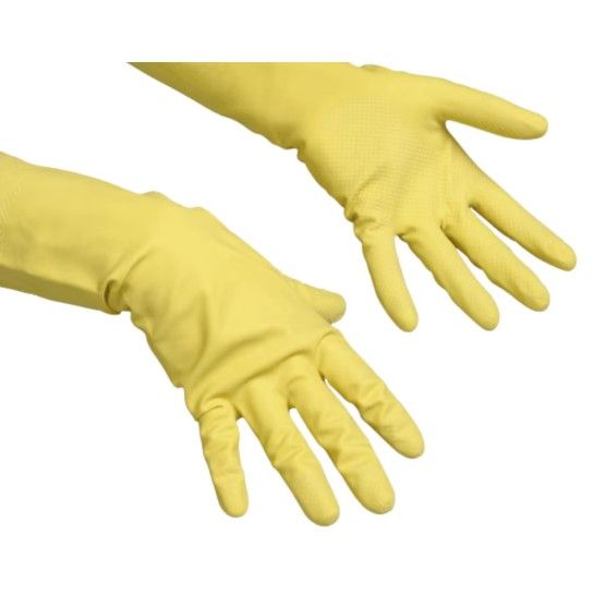 LUVAS CONTRACT AMARELAS M 7-8  - 1 PAR