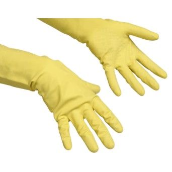 LUVAS CONTRACT AMARELAS M 7-8  - 1 PAR