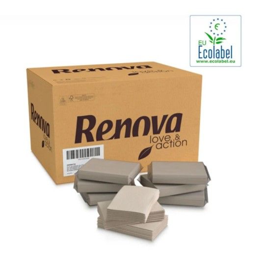 GUARDANAPO RENOVA LOVE & ACTION 1/6 2F - 450 UN