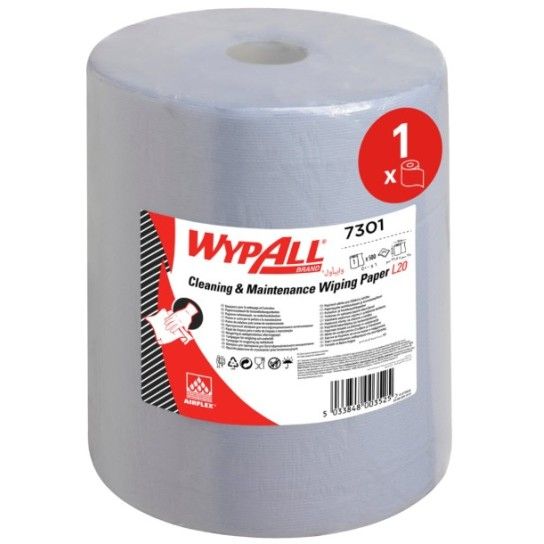 WYPALL L 20 BOBINE AZUL EXTRA LARGO 190MT - 1 RL