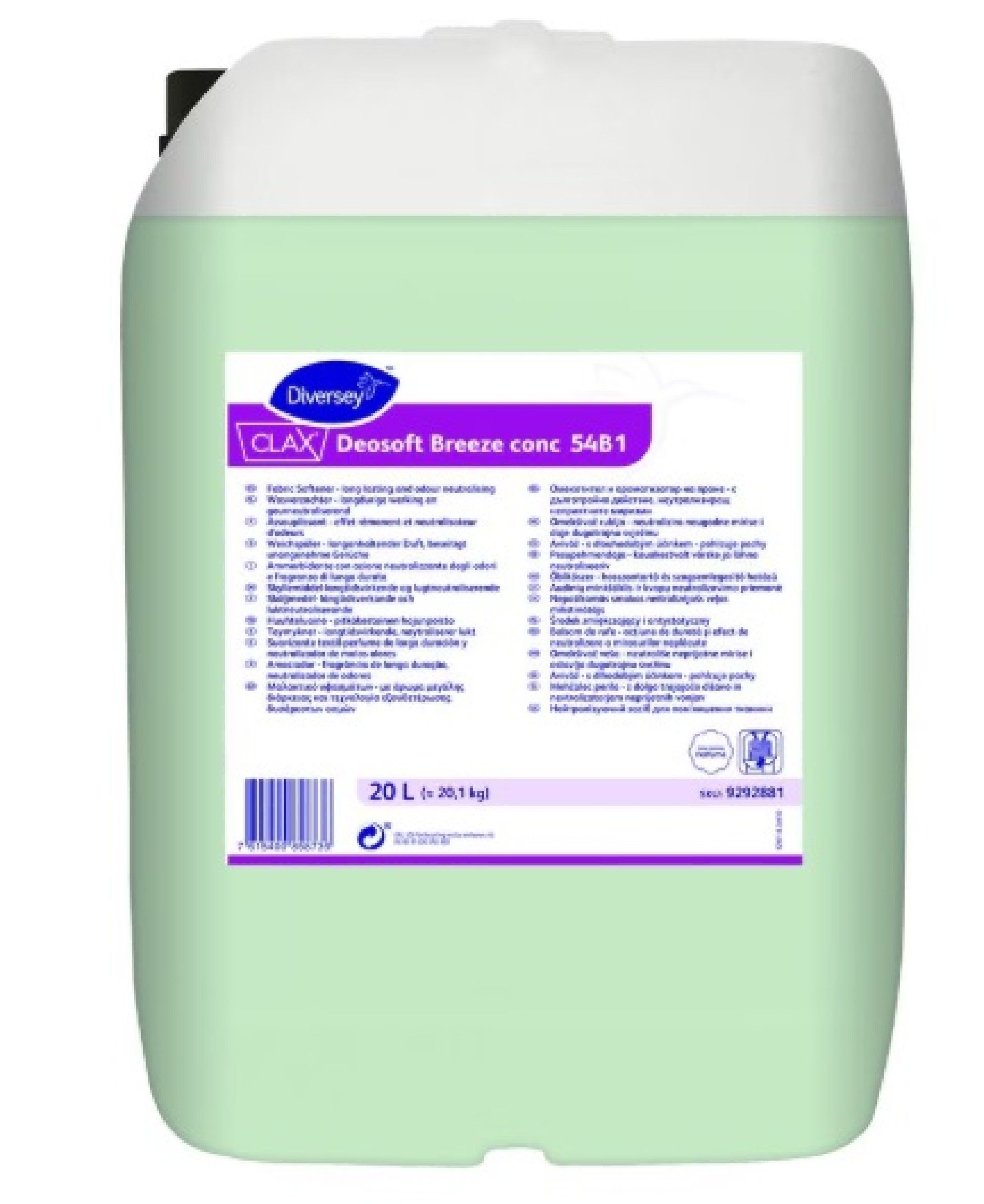 CLAX DEOSOFT BREEZE CONC 54B1 - 20 LT CLAX DEOSOFT BREEZE CONC 54B1 - 20 LT