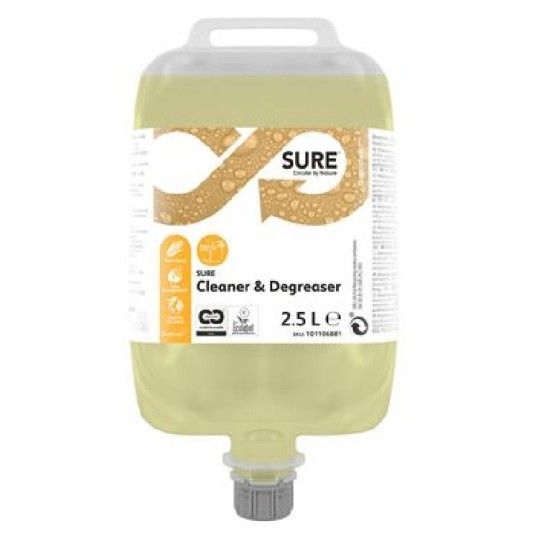 SURE CLEANER & DEGREASER - 2,5 LT SURE CLEANER & DEGREASER - 2,5 LT