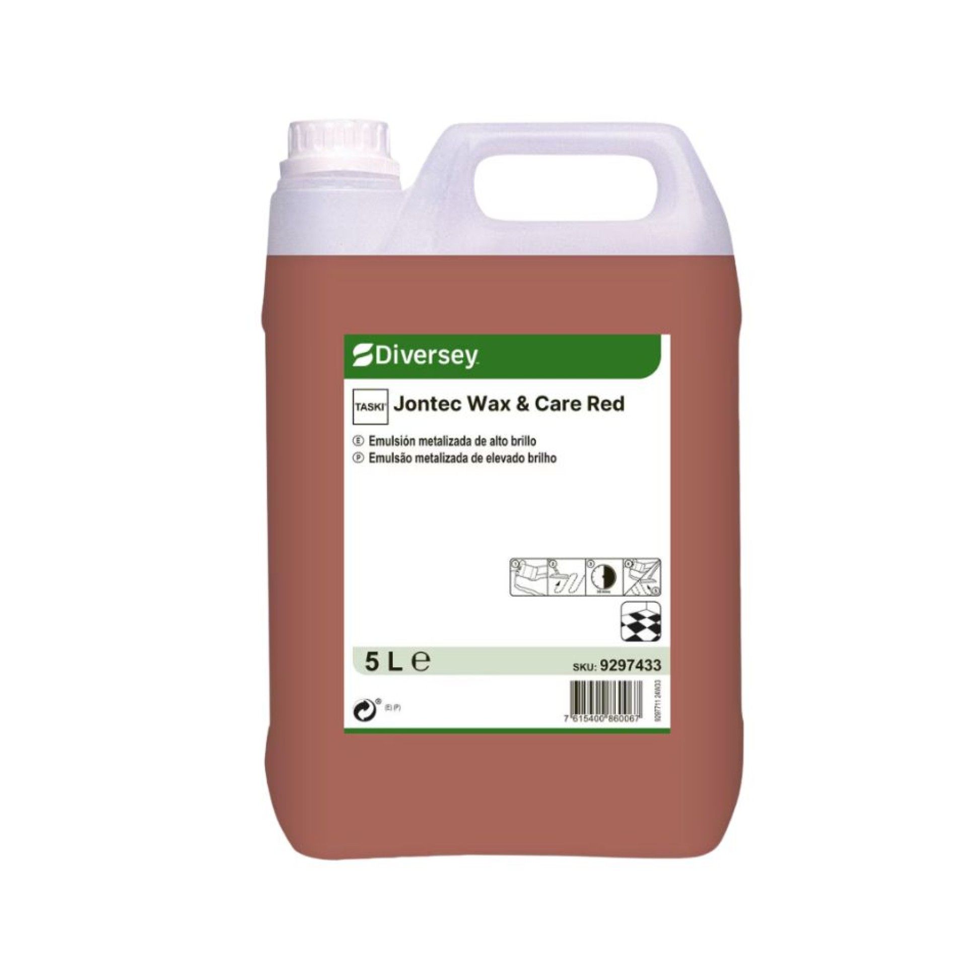 TASKI JONTEC WAX & CARE RED - 5 LT TASKI JONTEC WAX & CARE RED - 5 LT