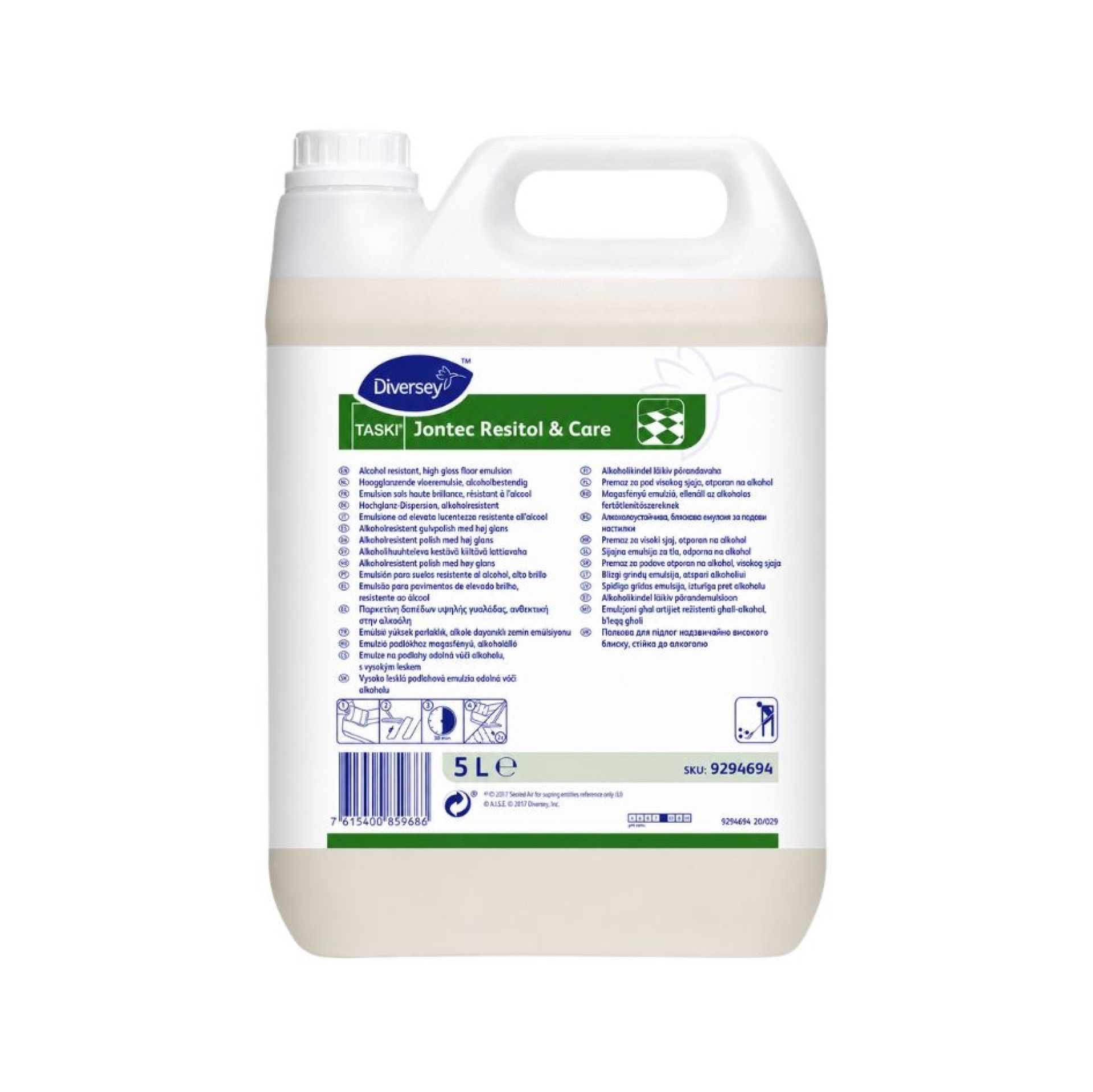 TASKI JONTEC RESITOL & CARE - 5 LT TASKI JONTEC RESITOL & CARE - 5 LT