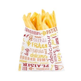 SACOS DE FRITA "PAROLE" 32 G/M2 12X12 BRANCO - 1000 UN