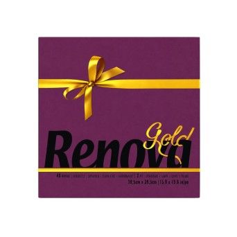 GUARDANAPO RENOVA GOLD X30 BORDEAUX 2FL - 1200 UN