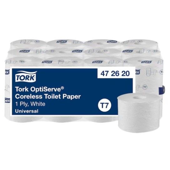 TORK OPTISERVE 1FL PAPEL HIGIENICO S/ MANDRIL - 24RL TORK OPTISERVE 1FL PAPEL HIGIENICO S/ MANDRIL - 24RL