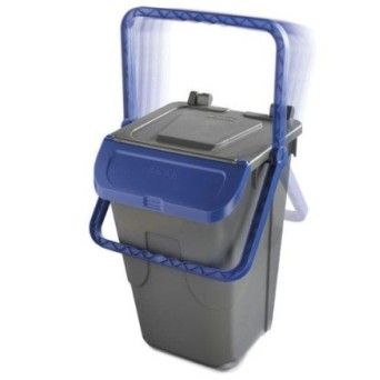 PAPELEIRA 35LT C/ PORTA EM BICO P/ RECICLAGEM AZUL - 1 UN PAPELEIRA 35LT C/ PORTA EM BICO P/ RECICLAGEM AZUL - 1 UN