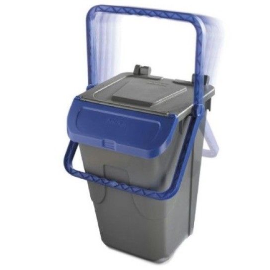 PAPELEIRA 35LT C/ PORTA EM BICO P/ RECICLAGEM AZUL - 1 UN PAPELEIRA 35LT C/ PORTA EM BICO P/ RECICLAGEM AZUL - 1 UN